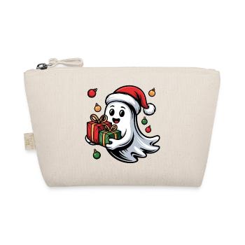 Christmas spirit with gifts - Organic Pouch - nature - Front
