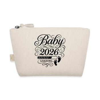 Baby 2026 Loading - Bio-Täschchen - Natur - Vorne