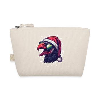 Harpy Bird Christmas Funny Eagle - Organic Pouch - nature - Front