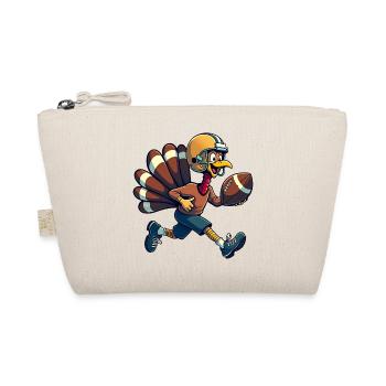 Thanksgiving Football Truthahn - Bio-Täschchen - Natur - Vorne
