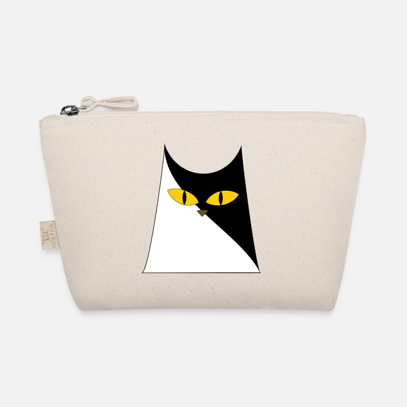 Katze mit gelben Augen Bio-Täschchen