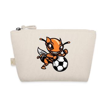 Ant Soccer Cartoon - Organic Pouch - nature - Front