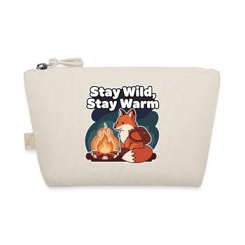 Restez sauvage, restez au chaud - Renard au feu de camp - Trousse biologique - nature - Devant
