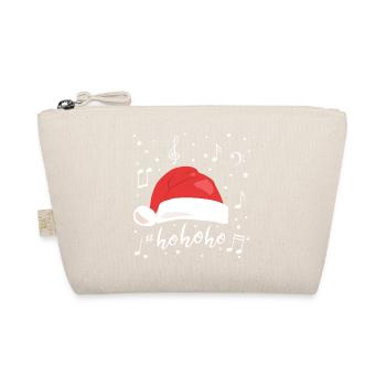 Ho ho ho Hat Santa Claus Note de musique - Trousse biologique - nature - Devant
