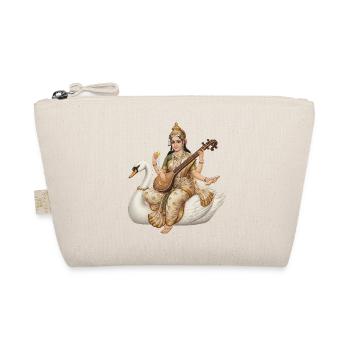 Saraswati au cygne avec du luth - Trousse biologique - nature - Devant