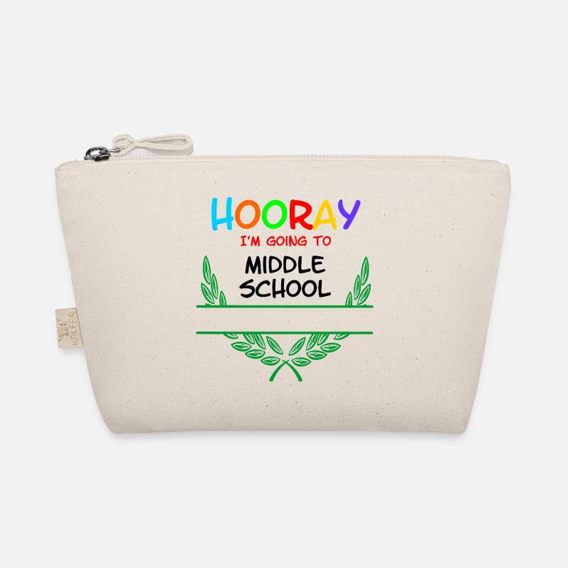 Hooray I'm going to middle school - namespace** Organic Pouch