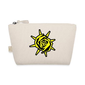 Sun Spiral Neon Yellow - Organic Pouch - nature - Front