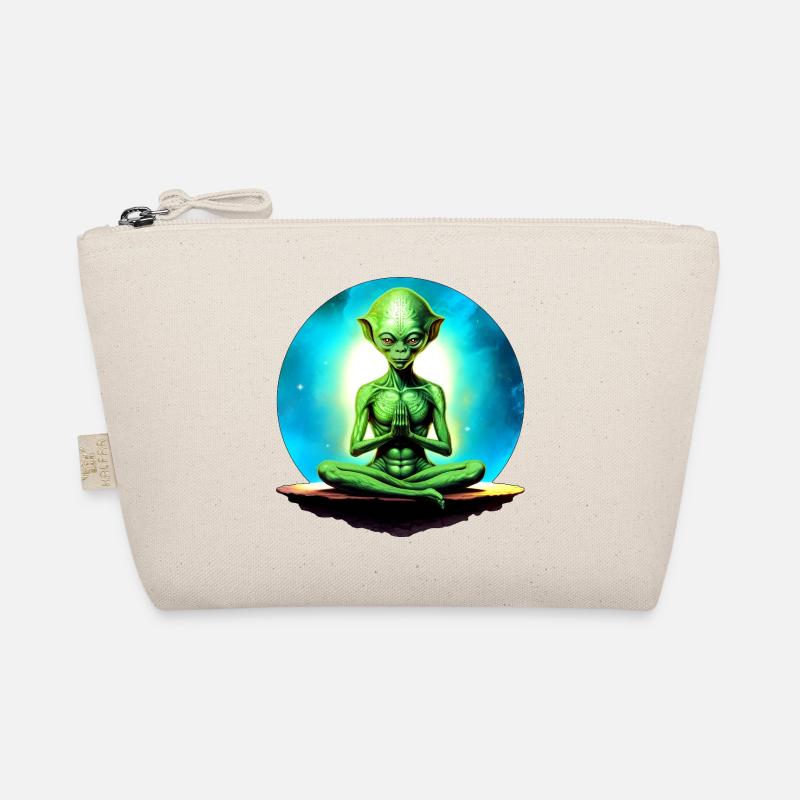 Aliens Yoga - Bio-Täschchen - Natur