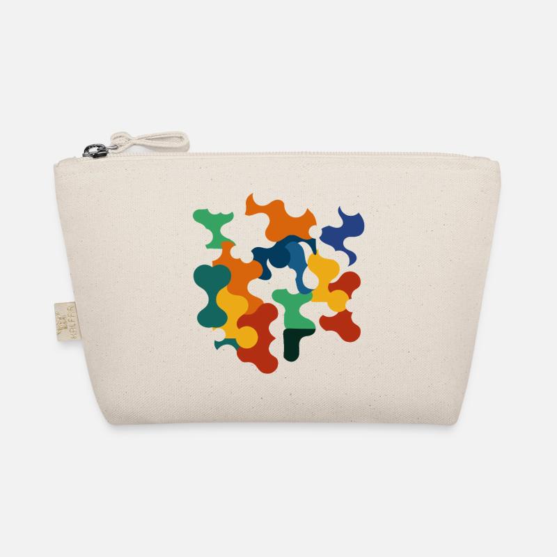Formes abstraites colorées dans le design moderne Trousse biologique