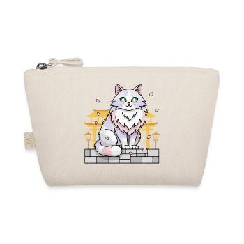 Anime Cat Japan Kawaii Vector - Organic Pouch - nature - Front