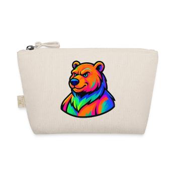 Bear Grizzly Comic - Organic Pouch - nature - Front