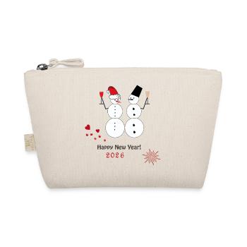 Hommes de neige du Nouvel An 2026 - Trousse biologique - nature - Devant