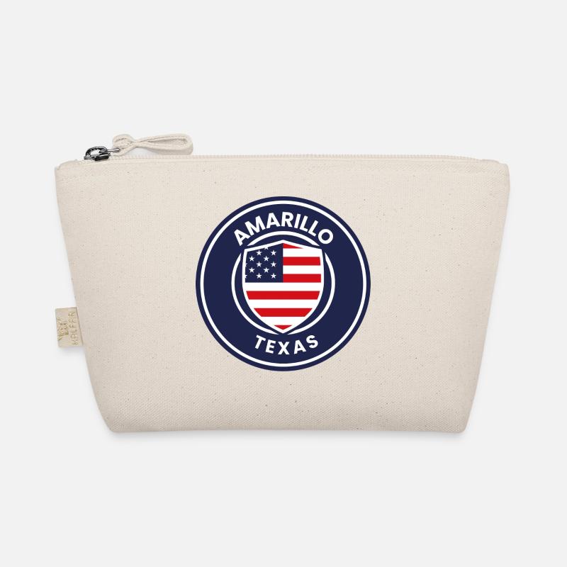 Texas Badge Amarillo Emblem Organic Pouch