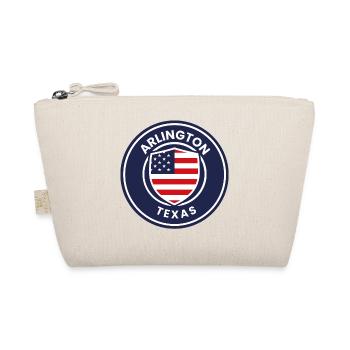 Arlington Texas Patriot Badge - Organic Pouch - nature - Front