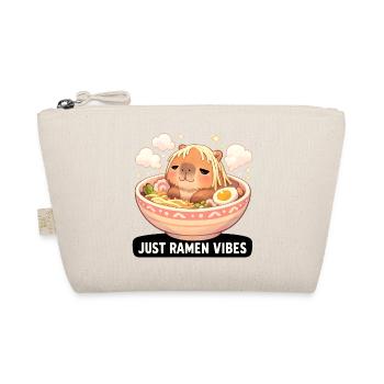 Ambiance capybara avec ramen - Trousse biologique - nature - Devant