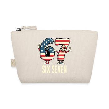 US Flag 67 Memes Six Seven - Organic Pouch - nature - Front