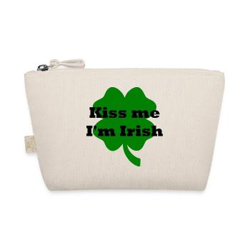 kiss me I'm irish - Organic Pouch - nature - Front