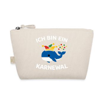 Karnewal Jecke Karneval Lustig Wortspiel Geschenk - Bio-Täschchen - Natur - Vorne