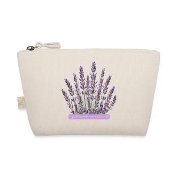Lavender flowers crazy for lavender - Organic Pouch - nature - Front