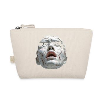Broken Porcelain Mask - Organic Pouch - nature - Front