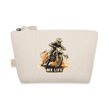 Motocross MX Life Shirt – Offroad Dirt Bike - Organic Pouch - nature - Front