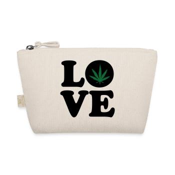 Love weed cannabis - Organic Pouch - nature - Front