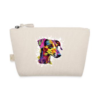 Hund Dog Graffiti  - Bio-Täschchen - Natur - Vorne