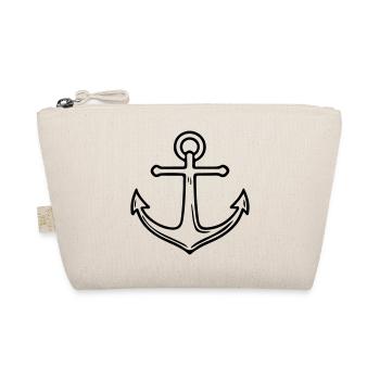 Anchor Symbol Outline - Organic Pouch - nature - Front
