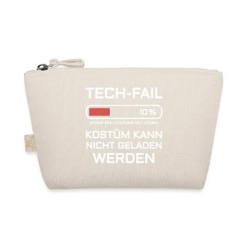 Error 404 Costume Not Found Nerd Gamer Party - Organic Pouch - nature - Front