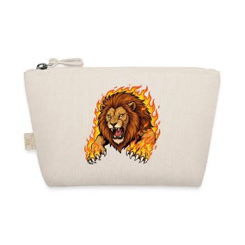 Lion in Flames - Organic Pouch - nature - Front