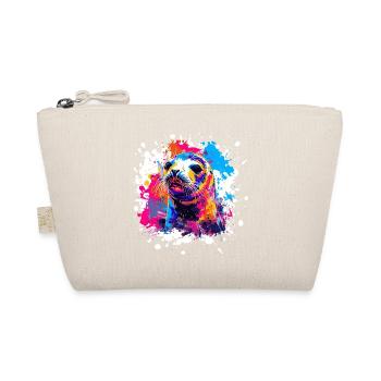 Color Explosion Seal Popart - Organic Pouch - nature - Front