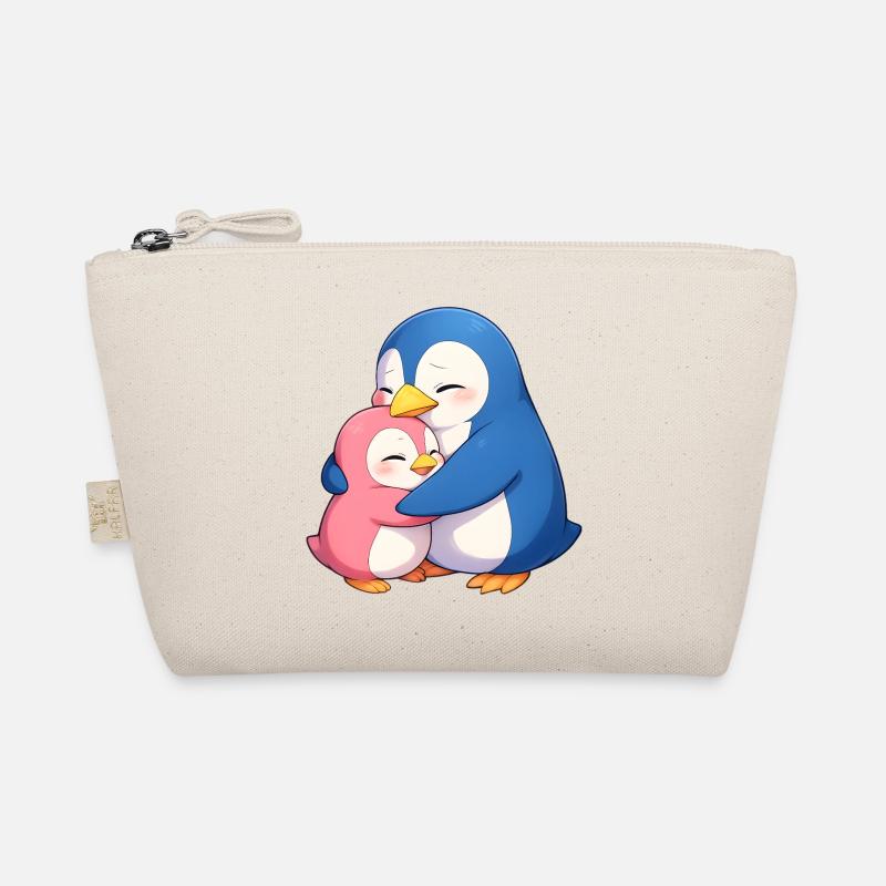 Kuschelpinguine Umarmung Bio-Täschchen