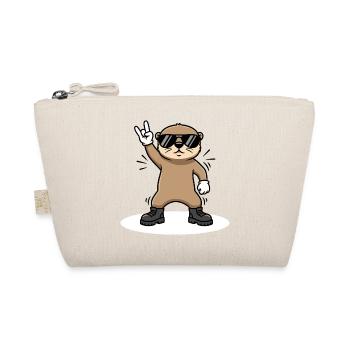 Otter Rock Music Baby Gift Funny - Organic Pouch - nature - Front