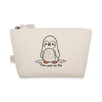 Penguin with Pink Cheeks - Organic Pouch - nature - Front