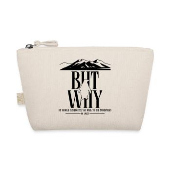 But Why Penguin Meme Minimalist Art - Organic Pouch - nature - Front