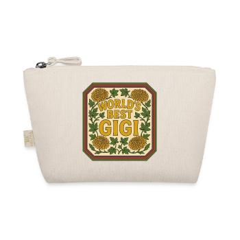 World's Best Gigi Vintage Floral - Organic Pouch - nature - Front