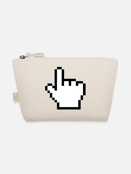 Original mouse hand - Organic Pouch - nature - Front