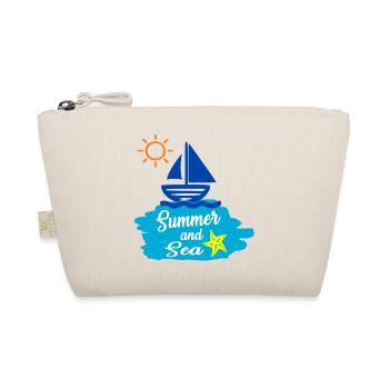 Summer and Sea - Summer Design - Organic Pouch - nature - Front