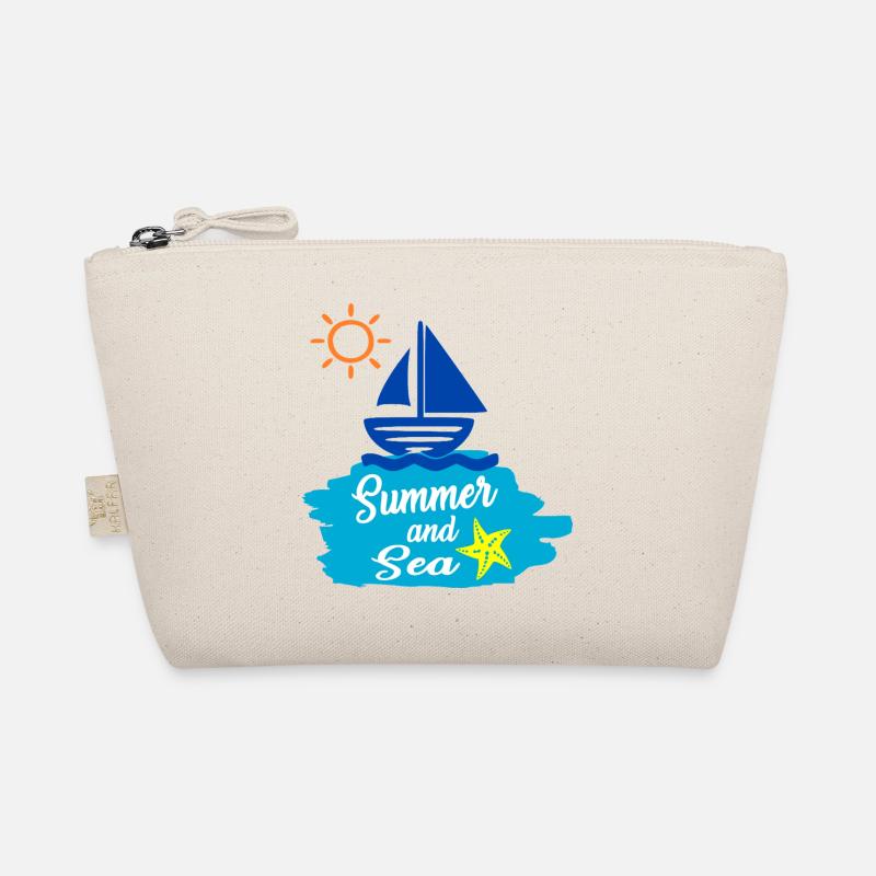 Summer and Sea - Sommerdesign  - Bio-Täschchen - Natur