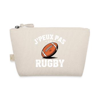 Je Peux Pas J'ai Rugby - Trousse biologique - nature - Devant