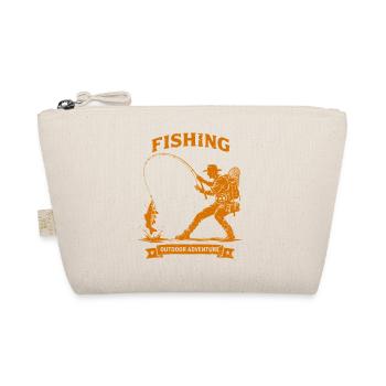 Fishing Outdoor Adventure - Angler Vintage - Bio-Täschchen - Natur - Vorne