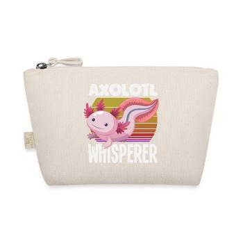 Cute Axolotl Kawaii Axolotl Lover - Organic Pouch - nature - Front