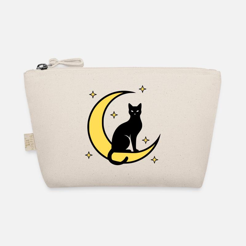 Cat Moon Stars Witchcraft Organic Pouch
