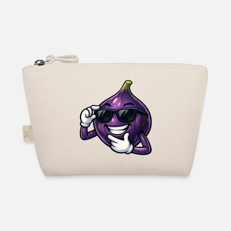 Dessin animé Fig Cool Fruit Summer Fruit Trousse biologique