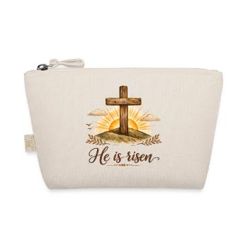 he is risen - Organic Pouch - nature - Front