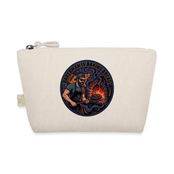 Master baker at the oven - Organic Pouch - nature - Front