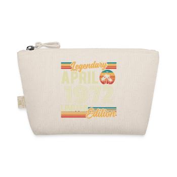 April 1972 54th Anniversary Gift - April 1972 - Organic Pouch - nature - Front