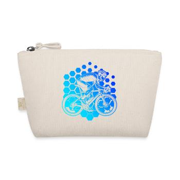 Gift idea for a road bike with road bike - Organic Pouch - nature - Front