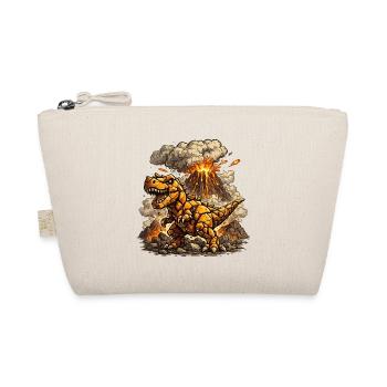 Fire Lava T-Rex - Organic Pouch - nature - Front