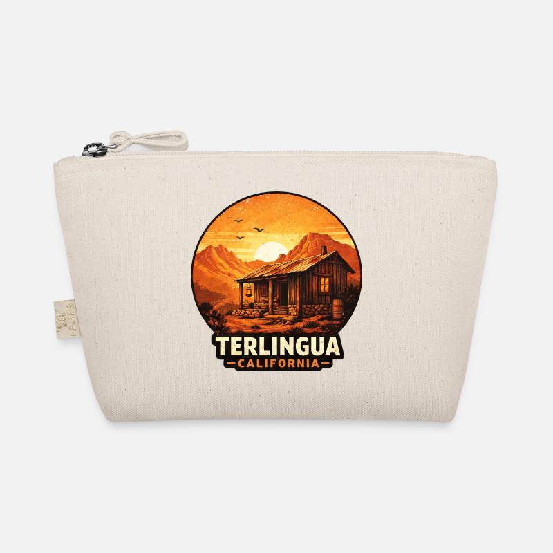Motif de coucher de soleil de la cabane du désert de Terlingua Trousse biologique